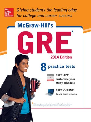 cover image of McGraw-Hill's GRE, 2014 Edition